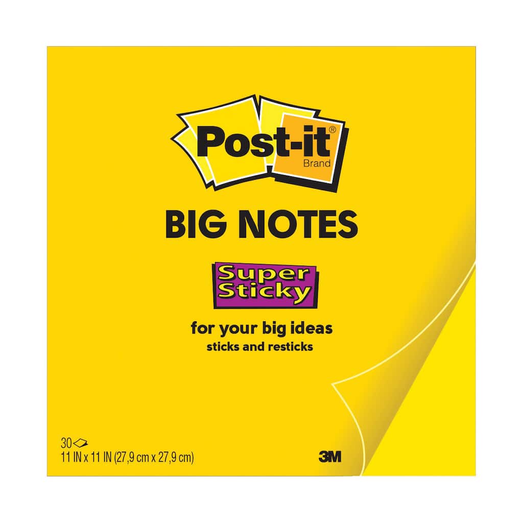 post it notes big large notes super sticky bn22 55cm x 55cm